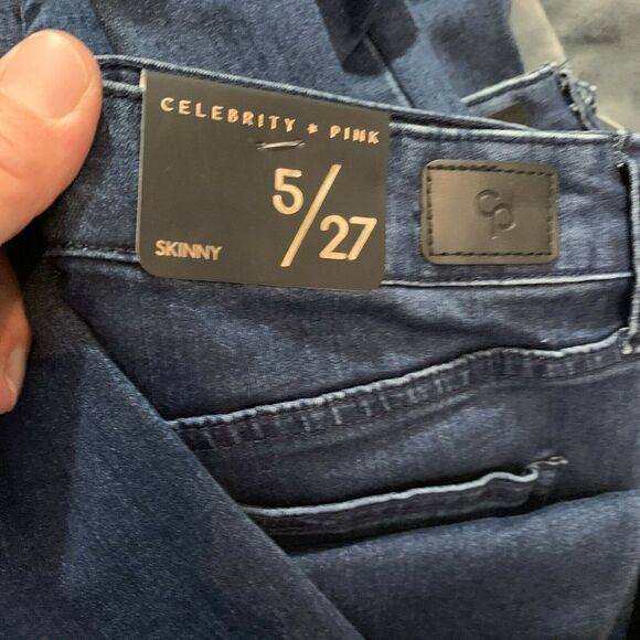 New Celebrity Pink Womens Skinny Fit Jeans Size 5 - Picture 2 of 5